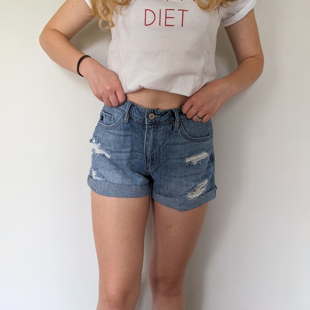 Kancan Medium Denim Shorts